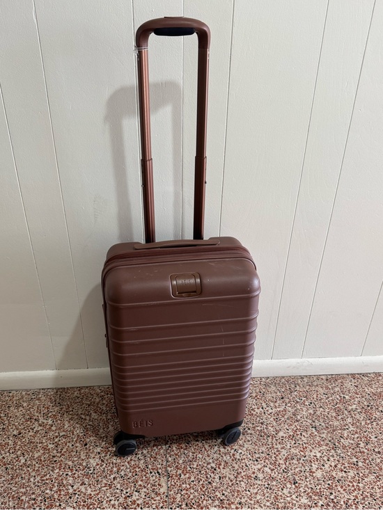 BEIS Handbags - BEIS Compact Carry-On Spinner in Chocolate Brown